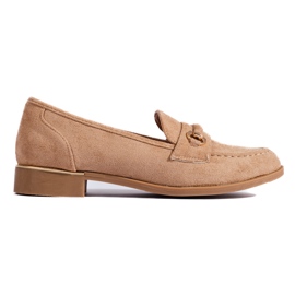 Señores de ante Shelovet beige para mujer