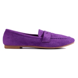 Señores cómodos de ante para mujer, color morado Shelovet púrpura
