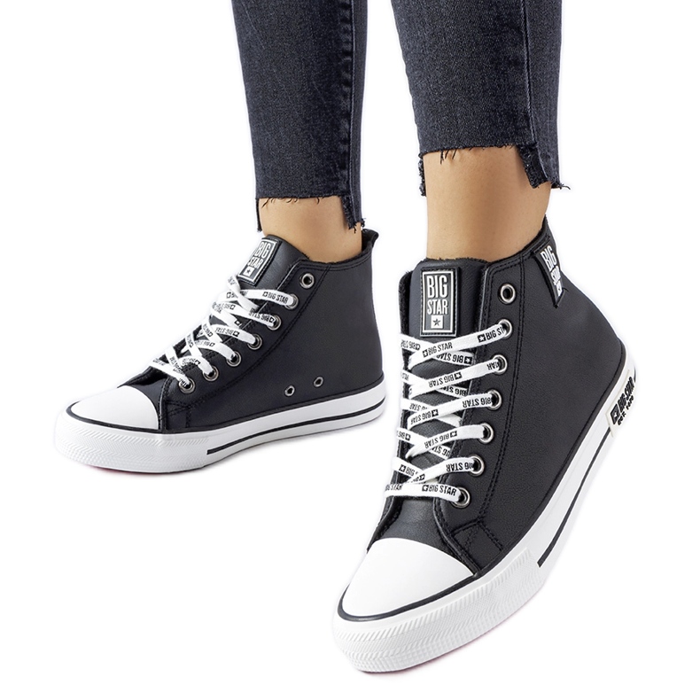 Zapatillas negras con aislamiento Big Star KK274598 negro