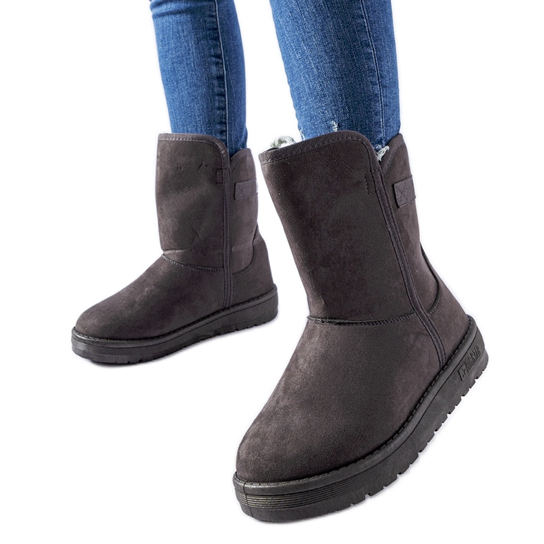 Botas de nieve grises Big Star KK274619