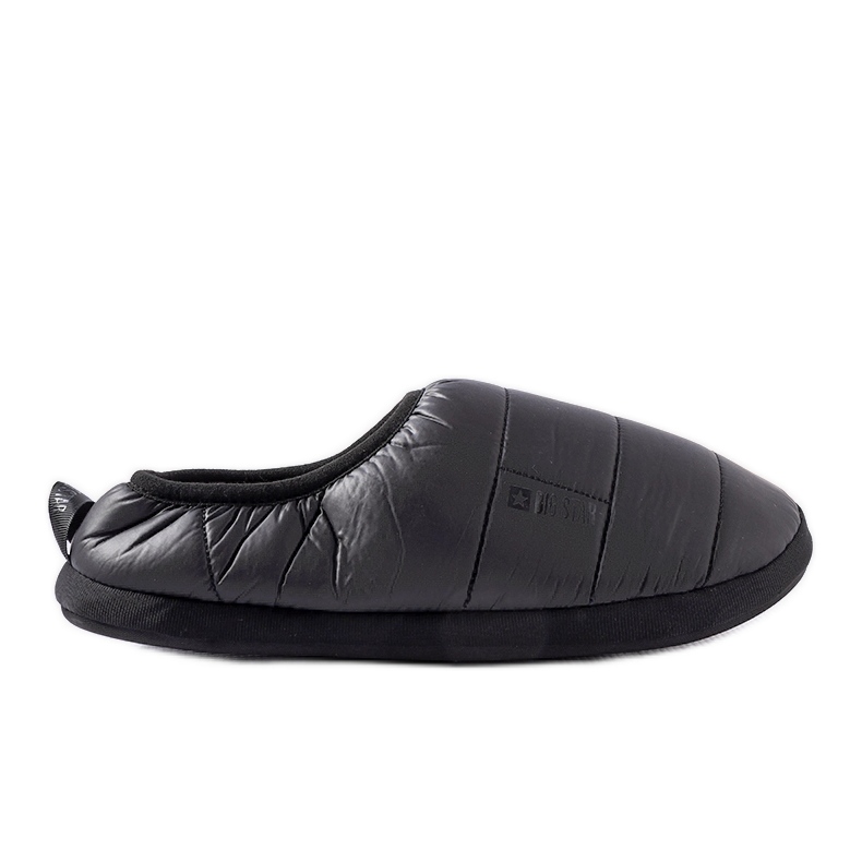 Big Star Pantuflas de hombre con aislamiento negro KK174363 906