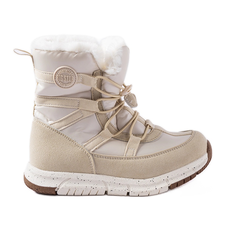 Botas de nieve infantiles beige Big Star KK374170