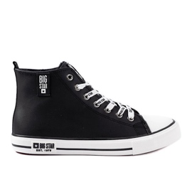 Zapatillas altas negras de hombre Big star KK174346 negro