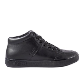 Zapatos de hombre con aislamiento negro Big star KK174348