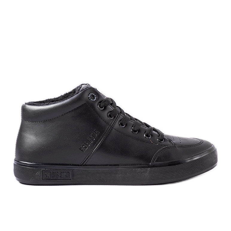 Zapatos de hombre con aislamiento negro Big star KK174348