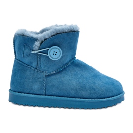 PS1 Botas de nieve aislantes para mujer con decoración, azul Siriol