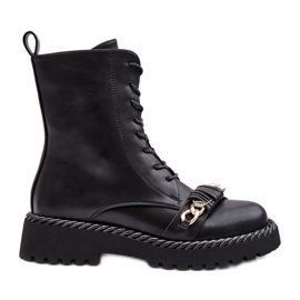 Botas Obrera Mujer Con Adorno Negro S.Barski MR870-68