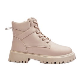 PE1 Botas Aislantes Con Cremallera Mujer Beige Gremiva