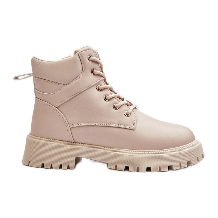 PE1 Botas Aislantes Con Cremallera Mujer Beige Gremiva