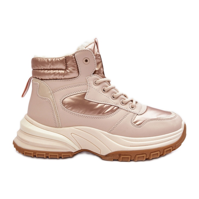 PE1 Zapatillas Deportivas Mujer Aislantes Cordones Beige Dejana