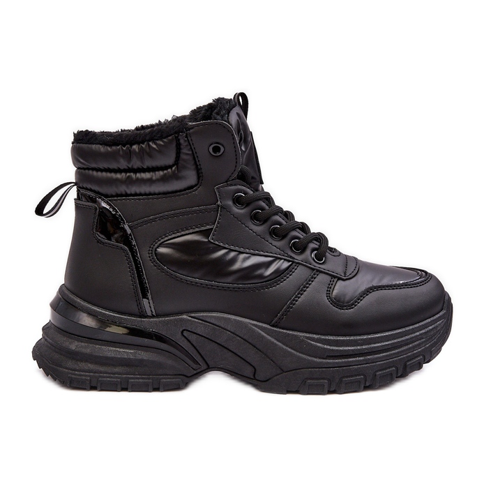 PE1 Zapatillas Deportivas Aislante Mujer Cordones Negro Dejana