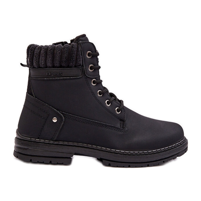 News Botas Aislantes De Piel Mujer Negro Katalis
