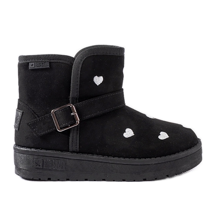 Botas de nieve infantiles negras Big Star KK374243 negro