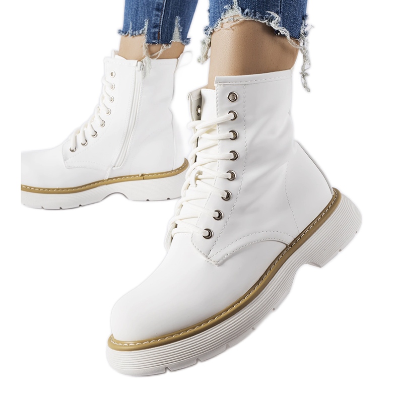 Botas Benvenuto clásicas blancas blanco