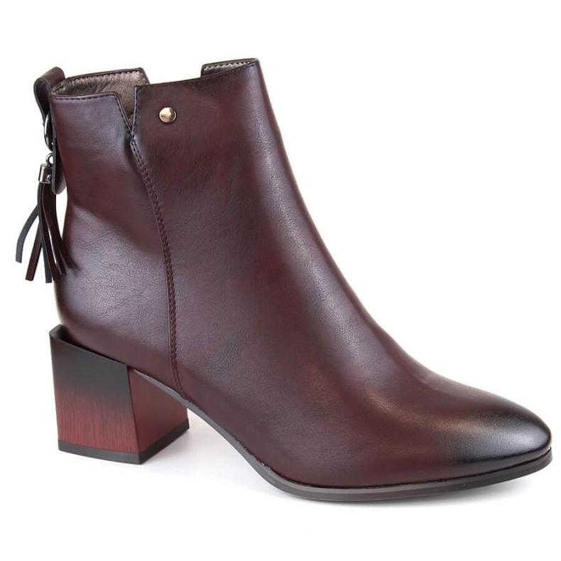Jezzi W JEZ414B botines con aislamiento, burdeos rojo