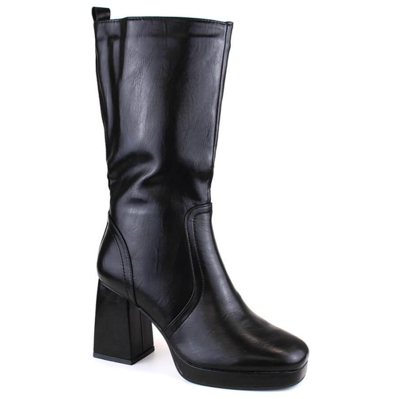 Jezzi W JEZ416A Botines aislantes con banda elástica, negro