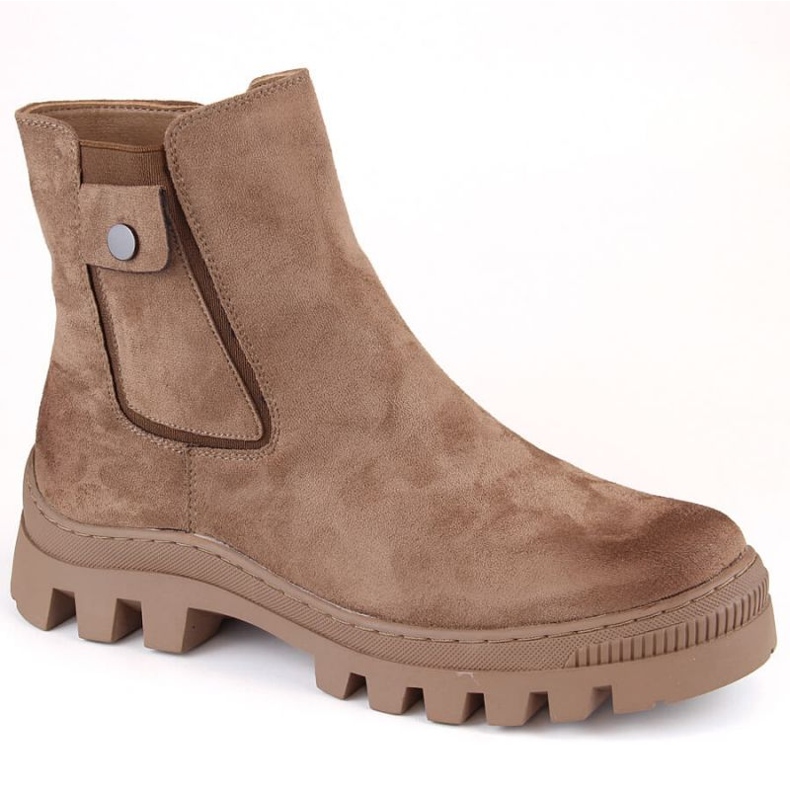 Botas de ante con bolsillo, aislantes Potocki W WOL185 marrón