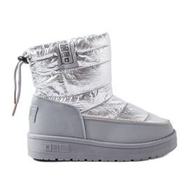 Botas de nieve grises Big Star KK374218 plata