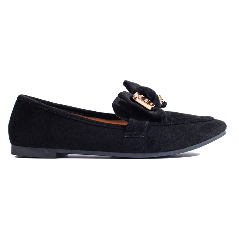 Mocasines de mujer Shelovet de ante negro