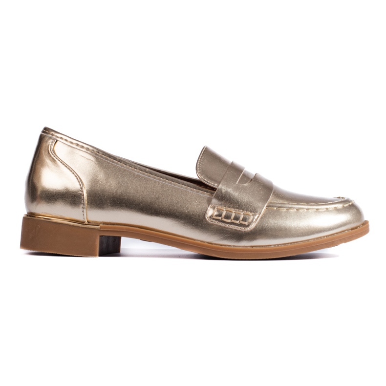 Mocasines clásicos de mujer Shelovet dorados