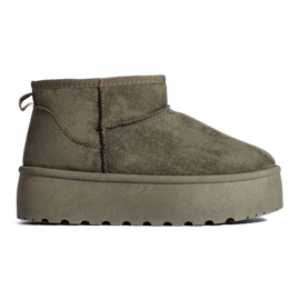 Botas de nieve verdes en la plataforma Shelovet.