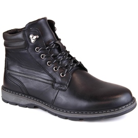 Botines aislantes de piel para hombre, negro, T.Sokolski Z23-111