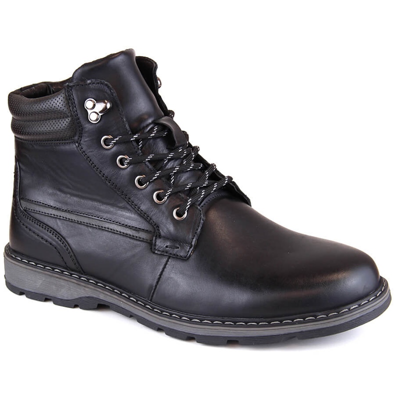 Botines aislantes de piel para hombre, negro, T.Sokolski Z23-111