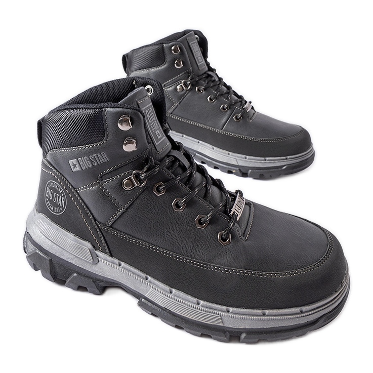 Botas de hombre negras Big Star KK174120 Negro