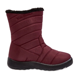 Botas de nieve altas con aislamiento para mujer burdeos Luxina rojo