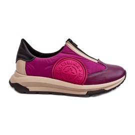 Deportivas Mujer Piel Maciejka 06296-15 Fucsia rosado