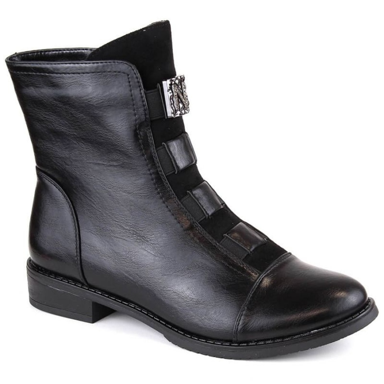 Jezzi W JEZ413A botines aislantes con decoración, negro