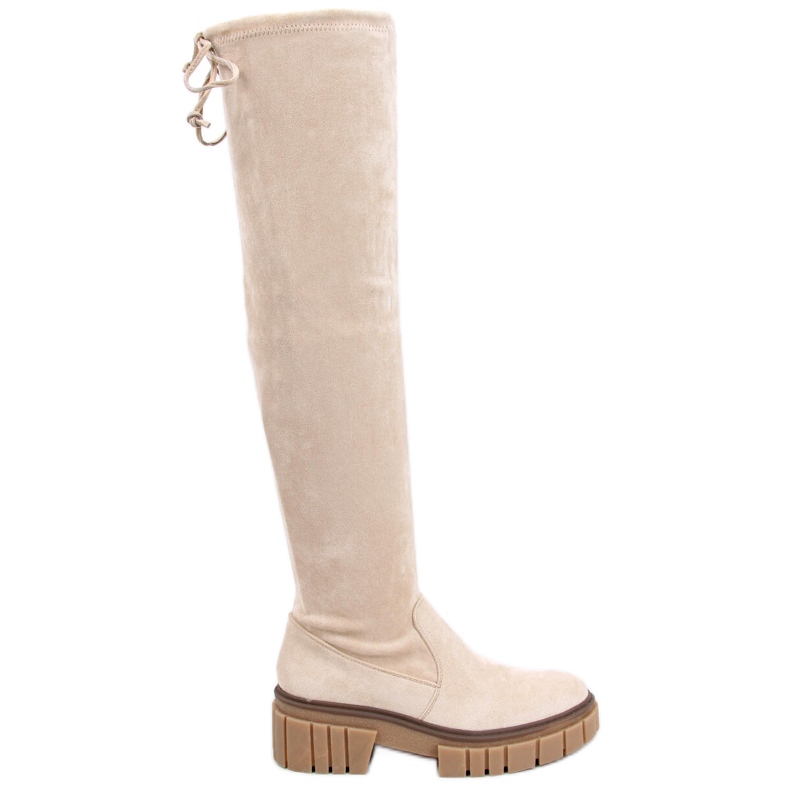 Botas de mujer Alyssa Beige