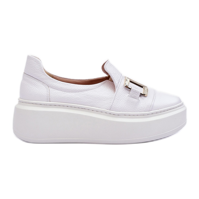 Lewski Shoes Zapatos Mujer de Piel con Plataforma, Blanco Lewski 3398/2 Lewski Shoes Zapatos Mujer de Piel con Plataforma, Blanco Lewski 3398/2