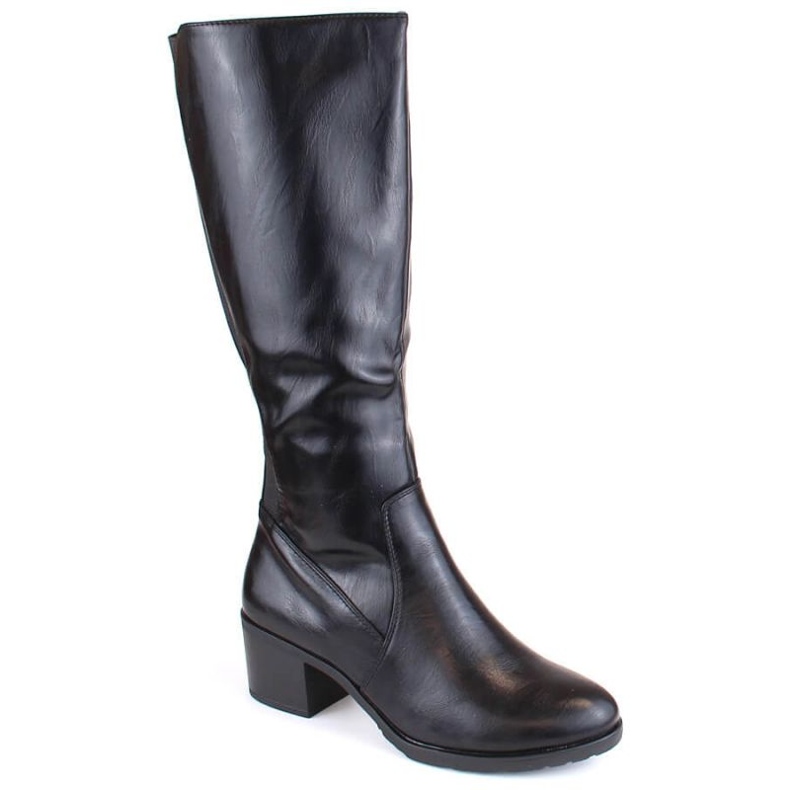 M.Daszyński M. Daszyński botas de tacón con bandas elásticas W SA128-36 SAN28A negro