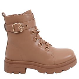 Botas militares Pomona Camel beige