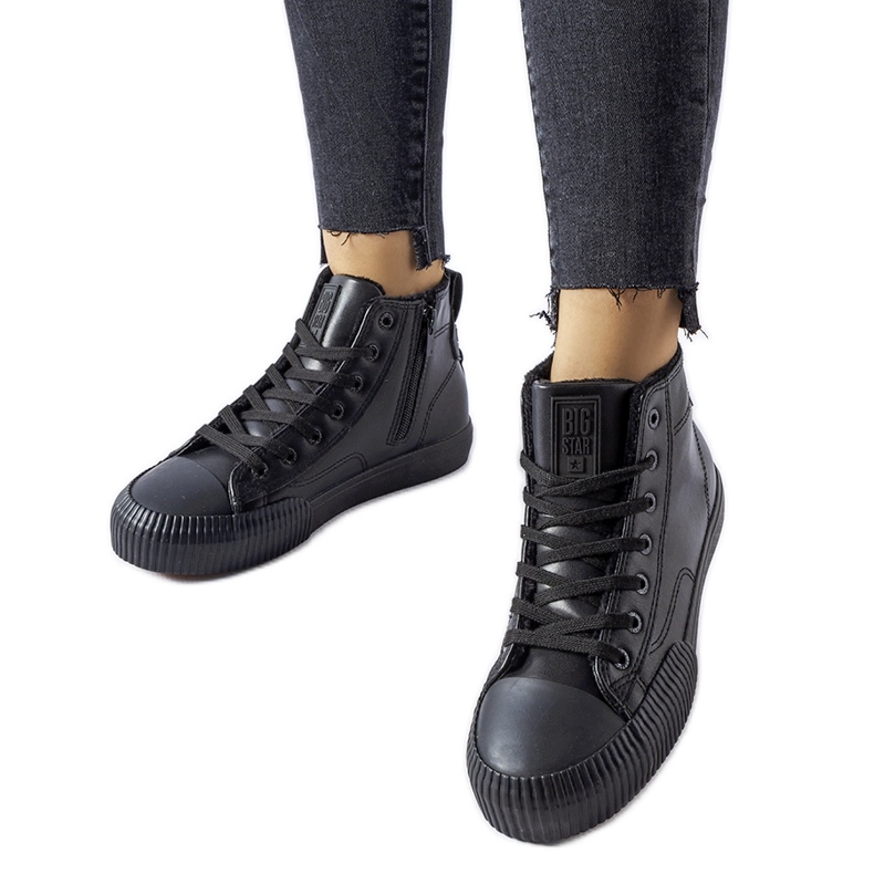 Zapatillas negras con aislamiento Big Star MM274020 negro