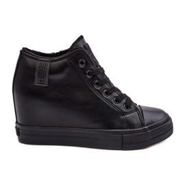 Zapatillas Mujer Piel Cuña Big Star MM274001 Negro Zapatillas Mujer Piel Cuña Big Star MM274001 Negro