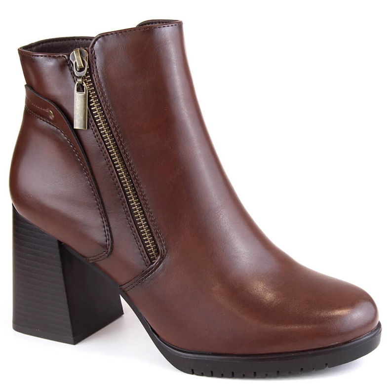 Botines de mujer marrones con aislamiento de Sergio Leone BT323 marrón