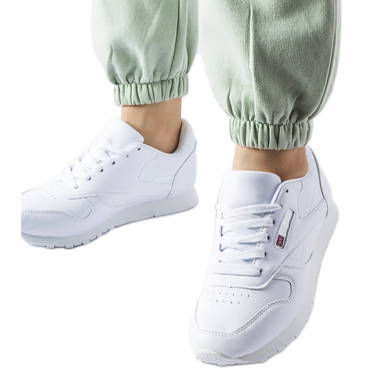 Inna Zapatillas Poulsen clásicas blancas blanco