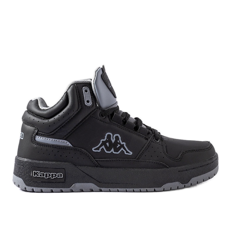 Zapatos unisex negros y grises Kappa 243316 Jonscha