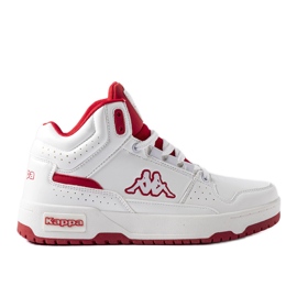 Zapatos unisex blancos y rojos Kappa 243316 Jonscha