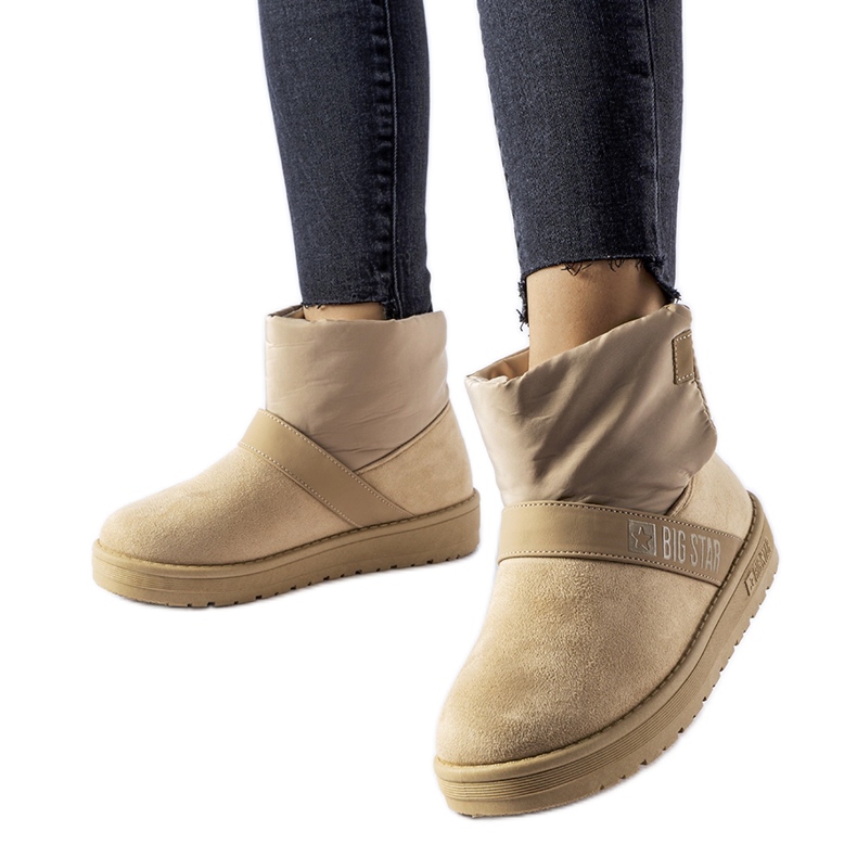 Botas de nieve beige Big Star MM274152
