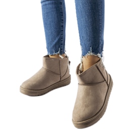 Botas de nieve mujer beige Big Star KK274294