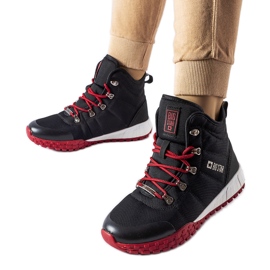 Zapatos juveniles negros Big Star KK274217