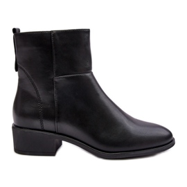 Sergio Leone Botas Mujer Piel Cremallera Negro Semotti