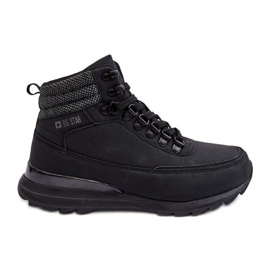 Zapatos Trekking Trapper Con Cordones Negro Big Star MM274677