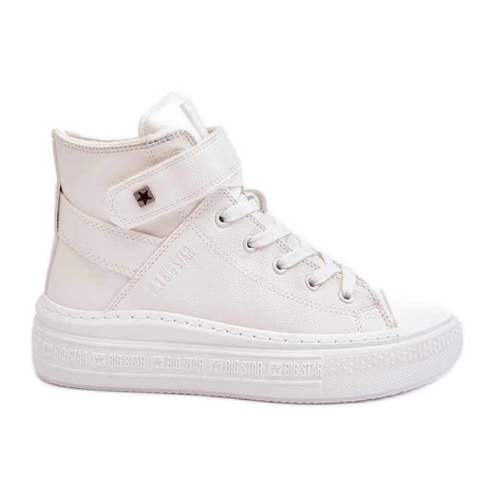 Zapatillas aislantes para mujer con plataforma Big Star, blanco MM274006