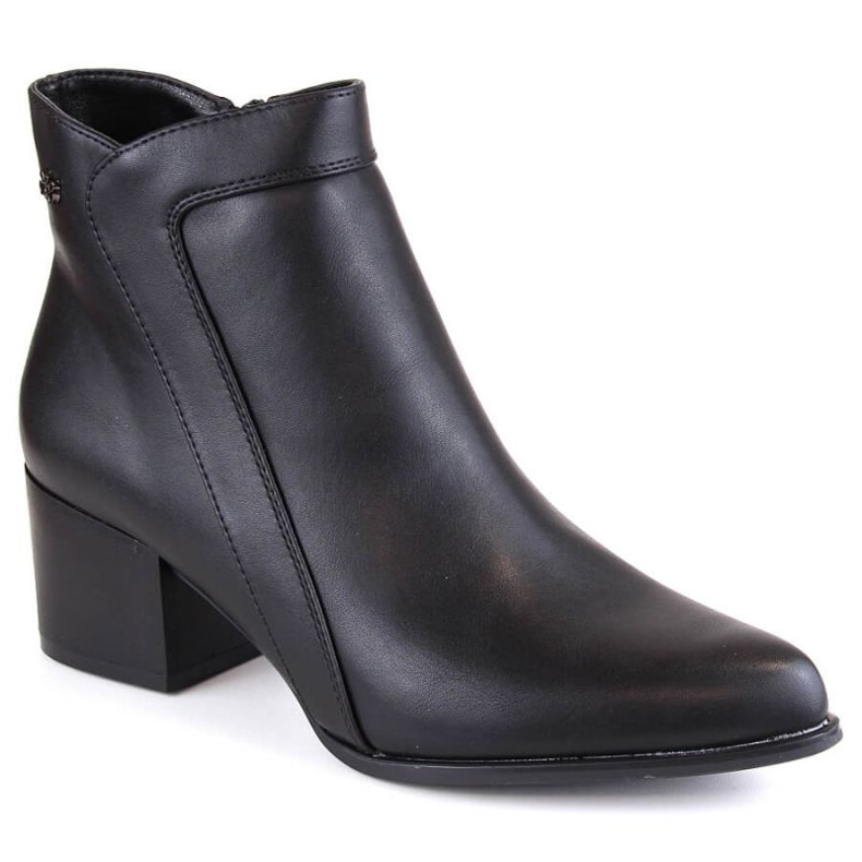 Sergio Leone W SK420B botines aislantes de tacón alto negro