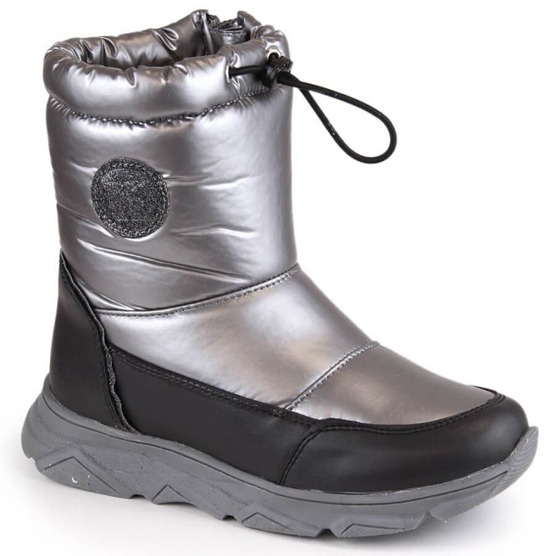 Botas de nieve impermeables con membrana Kornecki Jr KOR6916A, plateadas