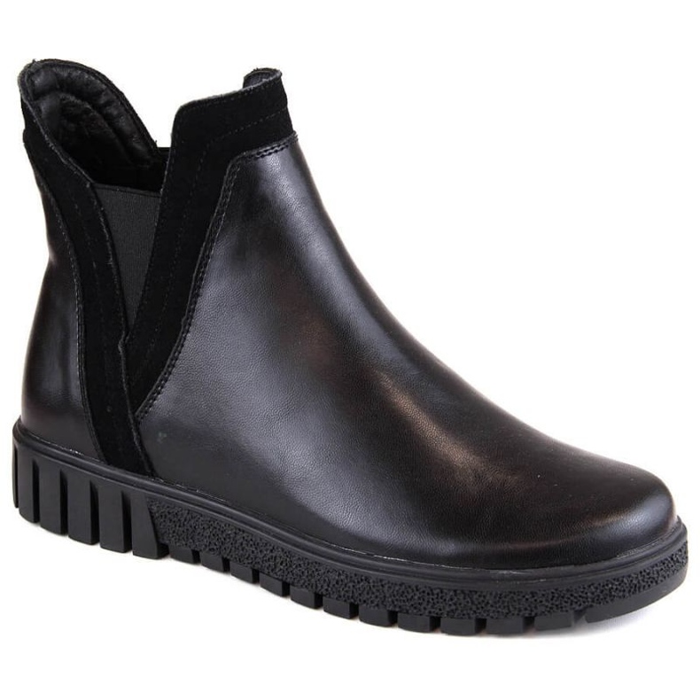 Filippo W PAW472 botines sin cordones de cuero con aislamiento negro